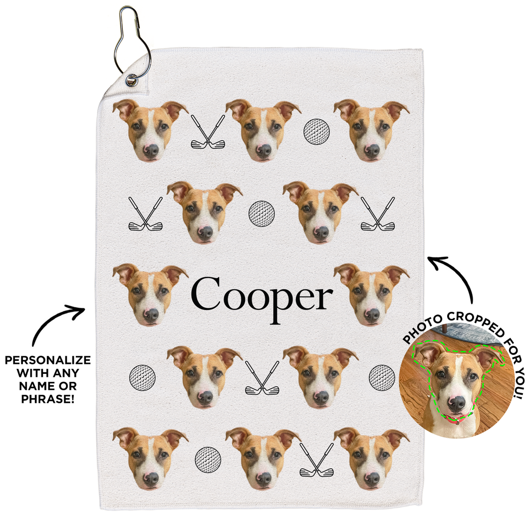 Personalized Pet Golf Towel