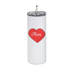 Candy Heart Personalized Skinny Tumbler