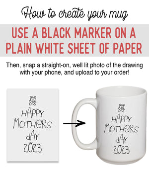 Your Child's Handwritten Note On A Mug