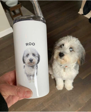 Personalized Pet Skinny Tumbler