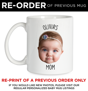 RE-ORDER: Personalized Pet or Baby Mug
