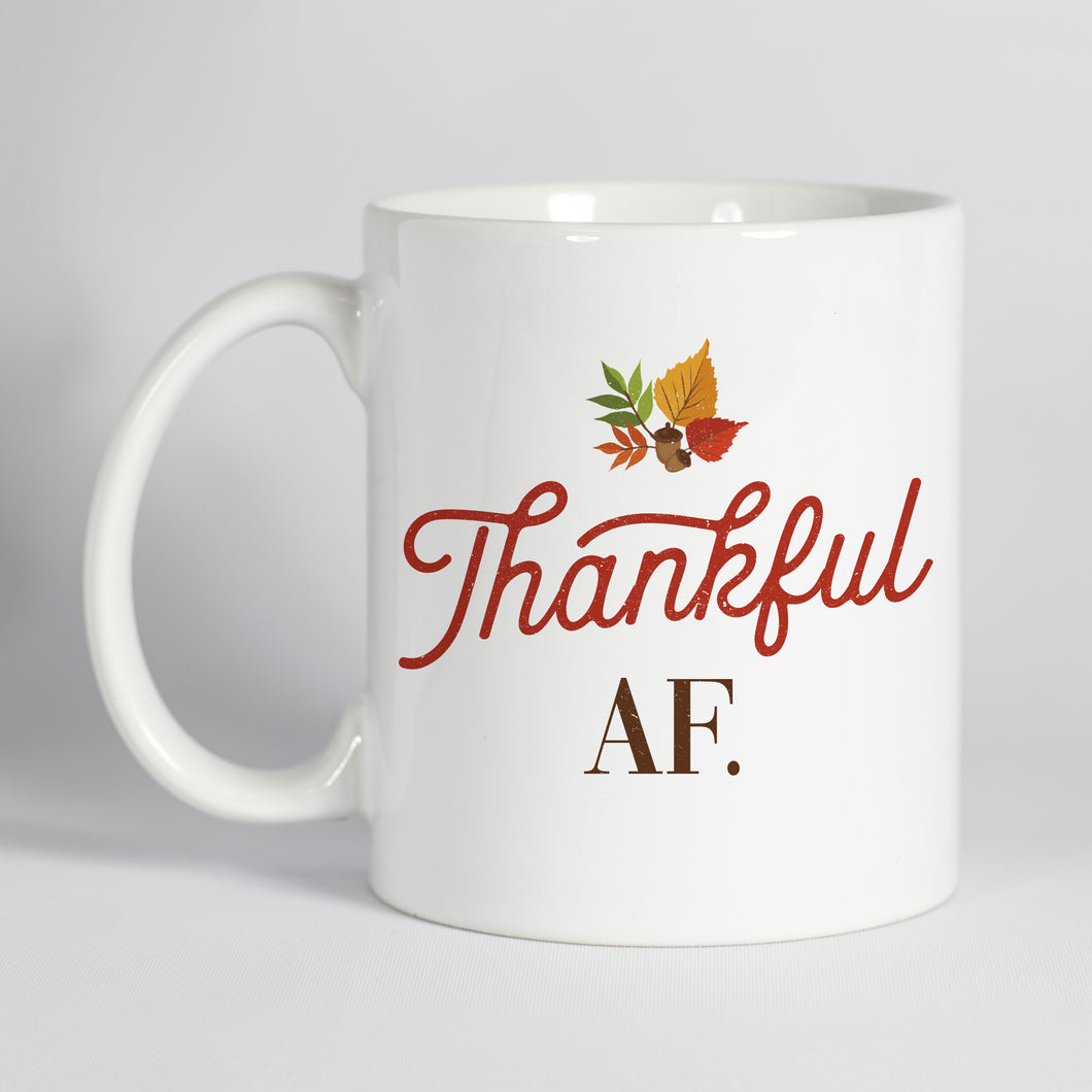 Thankful AF Thanksgiving Mug