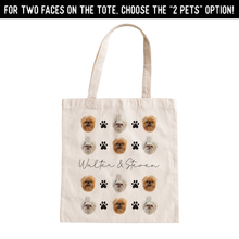 Load image into Gallery viewer, Personalized Pet Pattern Tote Bag
