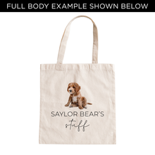 Load image into Gallery viewer, Personalized Pet Tote Bag

