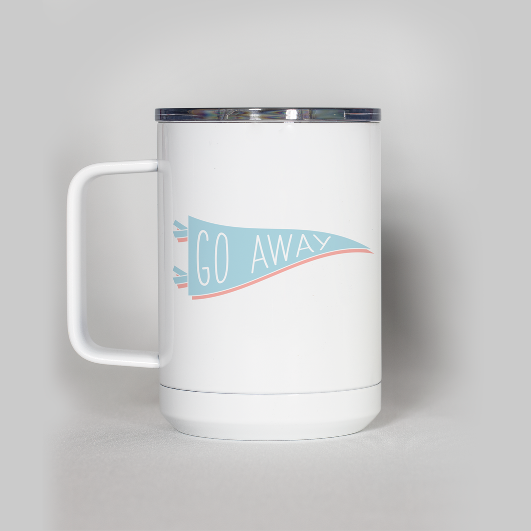 Go Away Travel Mug