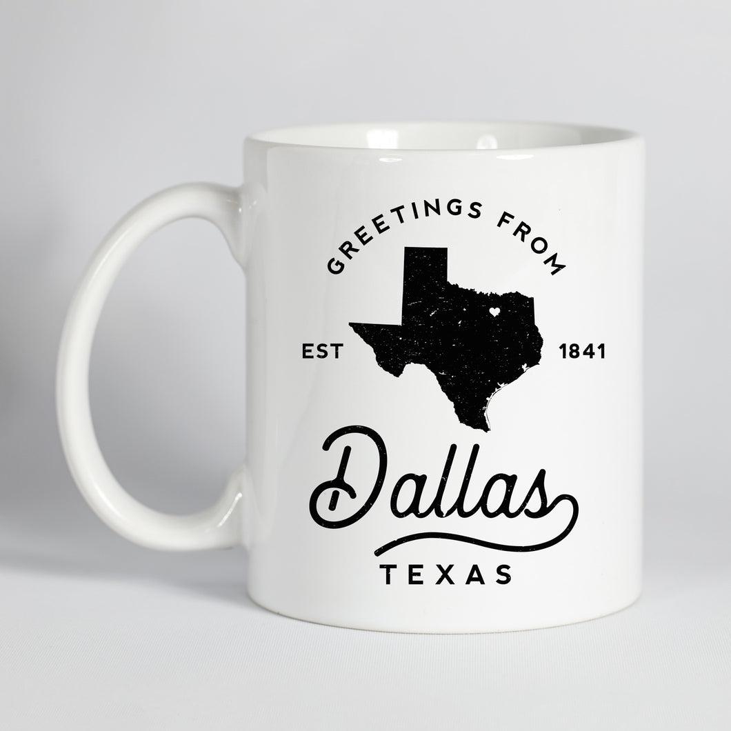 Greetings from Dallas Mug