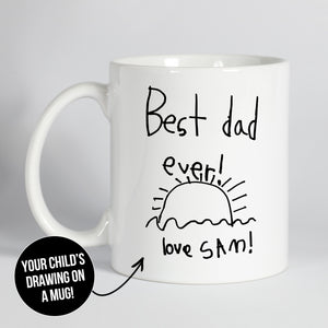 Your Child's Handwritten Note On A Mug