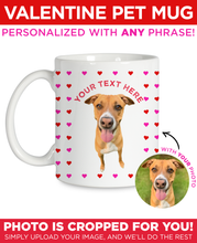 Load image into Gallery viewer, Personalized Heart Pet Mug
