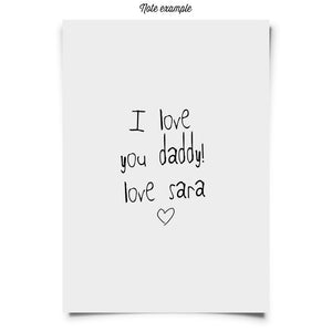 Your Child's Handwritten Note On A Mug