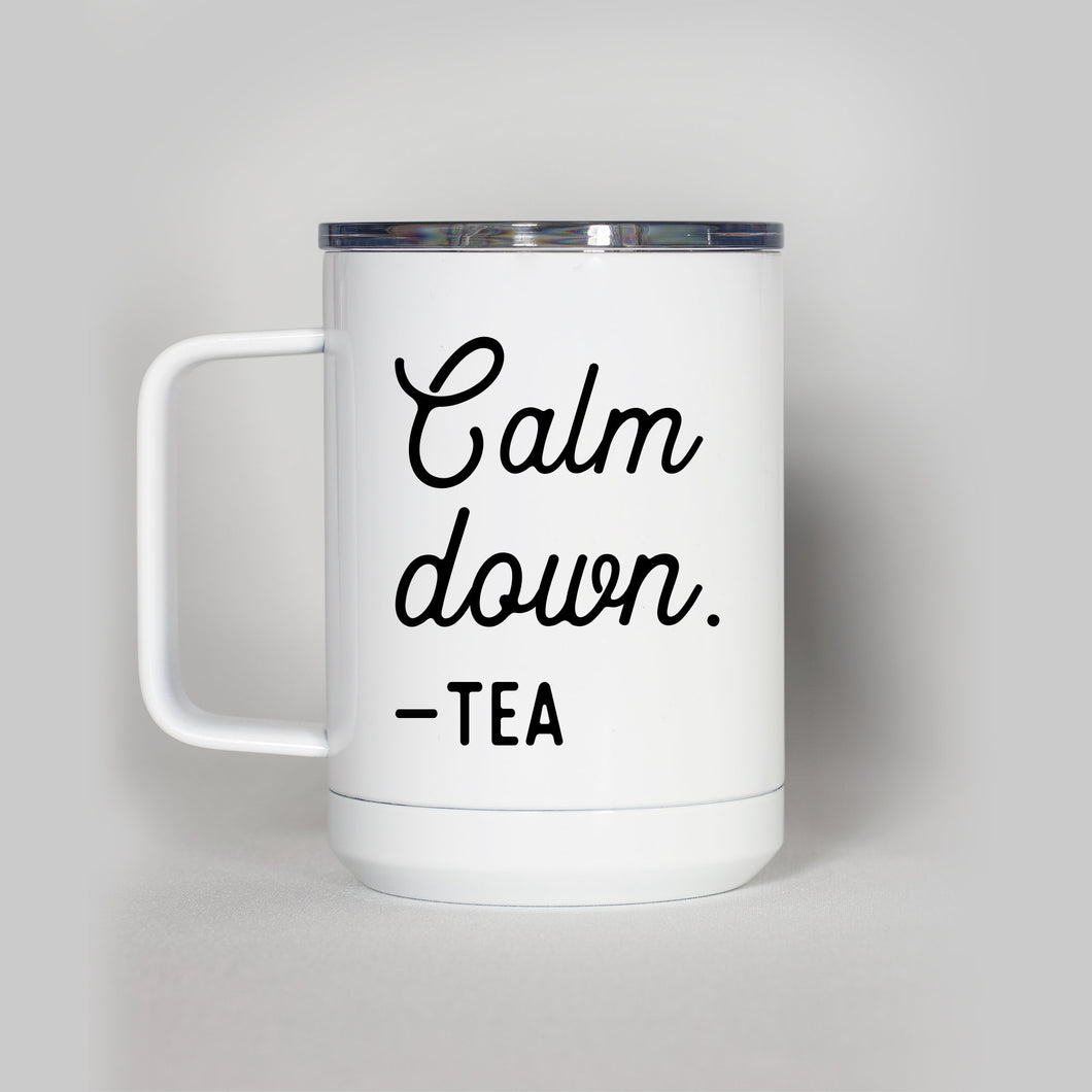 Calm Down Tea Travel Mug