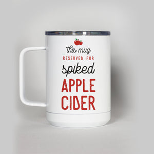 Spiked Apple Cider Travel Mug