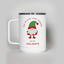 Load image into Gallery viewer, Gnome for the Holidays Travel Mug
