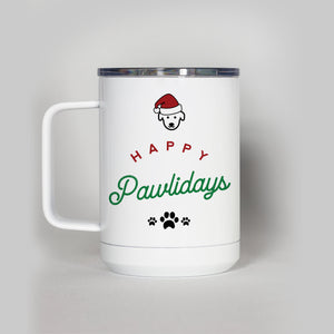 Happy Pawlidays Travel Mug