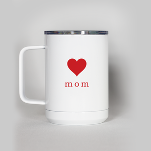 Mom Heart Travel Mug