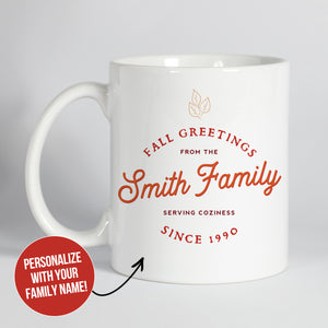 Personalized Family Fall Mug