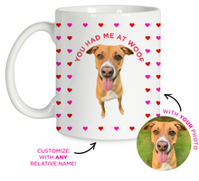 Load image into Gallery viewer, Personalized Heart Pet Mug
